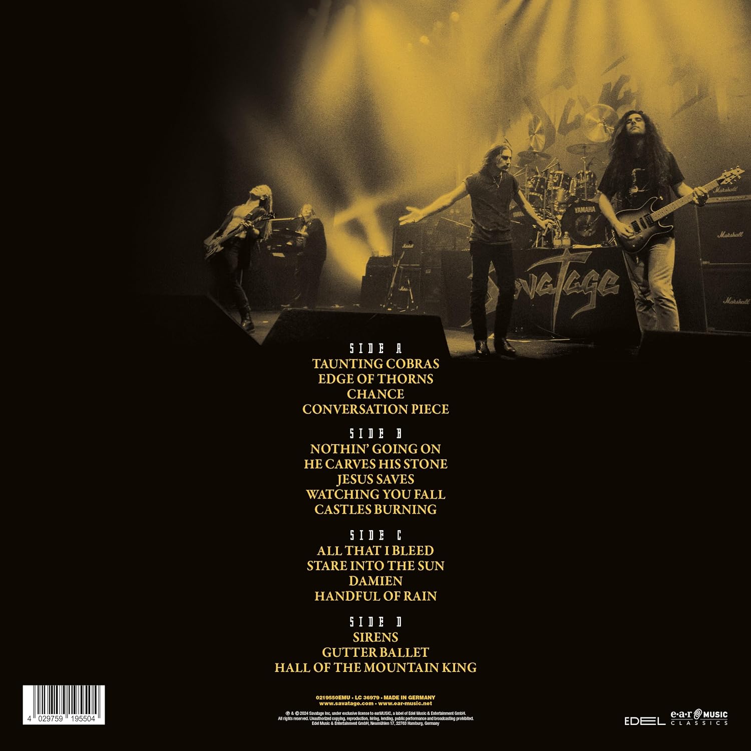 Japan Live '94 | Savatage Official Merch Store