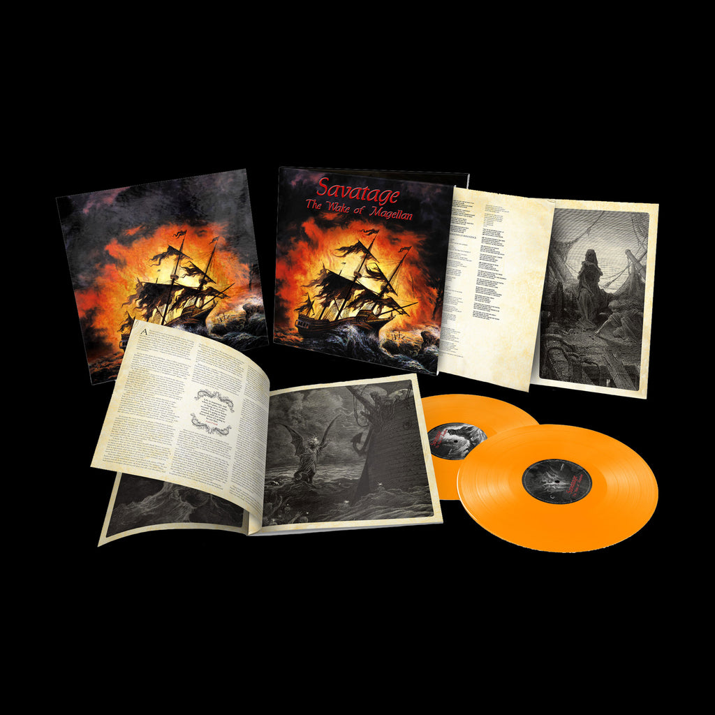 The Wake Of Magellan - Limited Edition Double LP Heavyweight Transparent Orange Gatefold Edition (+ exclusive lenticular cover card)